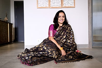 BLACK MUL TISSUE JAMDANI SAREE