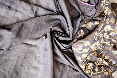 BLACK MUL TISSUE JAMDANI SAREE