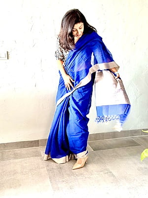 Pure Handloom Cotton saree with Ghicha Pallu Pure Handloom Cotton saree with Ghicha Pallu