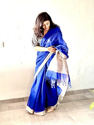 Pure Handloom Cotton saree with Ghicha Pallu Pure Handloom Cotton saree with Ghicha Pallu
