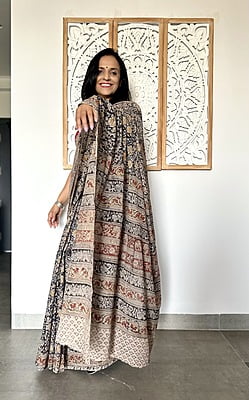 COTTON KALAMKARI SAREE COTTON KALAMKARI SAREE