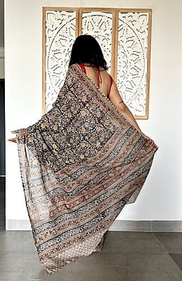 COTTON KALAMKARI SAREE COTTON KALAMKARI SAREE