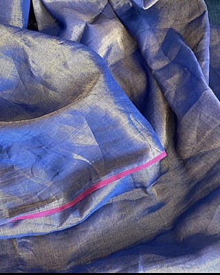 GREY MUL TISSUE JAMDANI SAREE