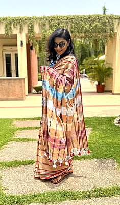 PURE HANDLOOM KHADI COTTON BEGUMPURI SAREE