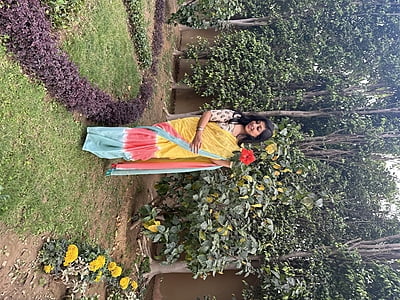 Yellow Tie Dye Mulmul Cotton Saree