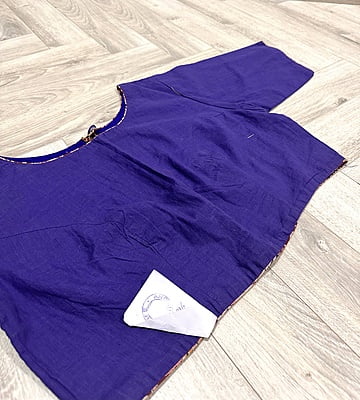 Pure Handloom Cotton Non Padded Blouse