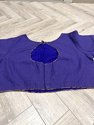 Pure Handloom Cotton Non Padded Blouse Pure Handloom Cotton Non Padded Blouse