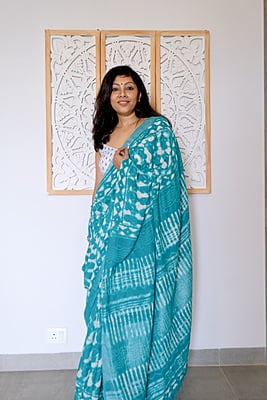 Handblock Print Khadi Linen