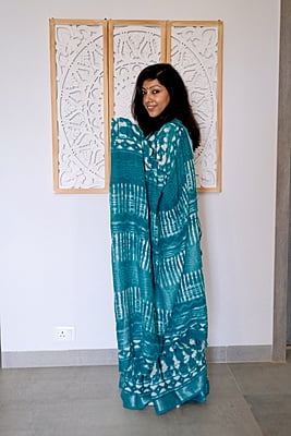 Handblock Print Khadi Linen